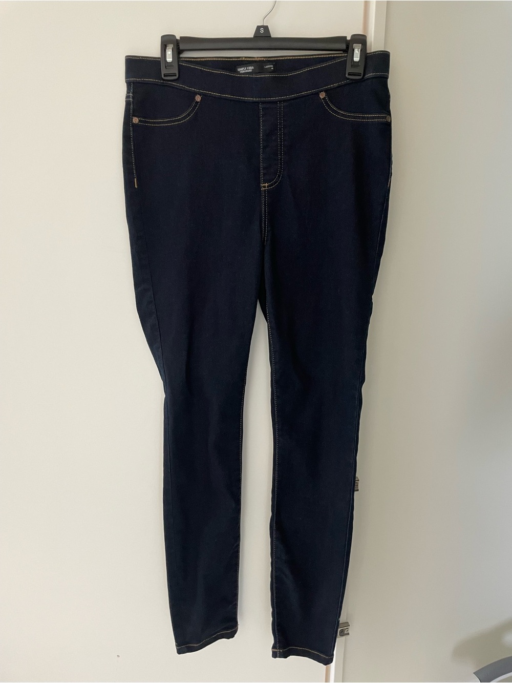 Simply Vera Vera Wang Dark Indigo Stretch Skinny Jeggings
